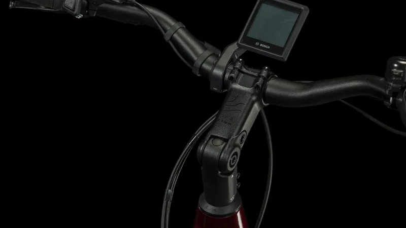 Cube Supreme Hybrid Pro 500 Easy-Entry Electric Bike in Red/Black-1